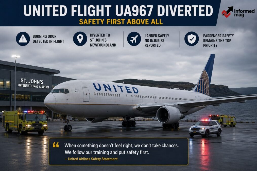 united flight ua967 diverted